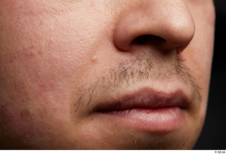 HD Skin Brandon Davis face head mustache nose skin pores…